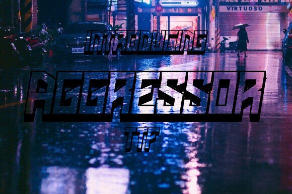 Aggressor: A Bold Display Font for Editorial Impact
