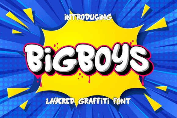 Bigboys: A Bold Display Font for Web Design