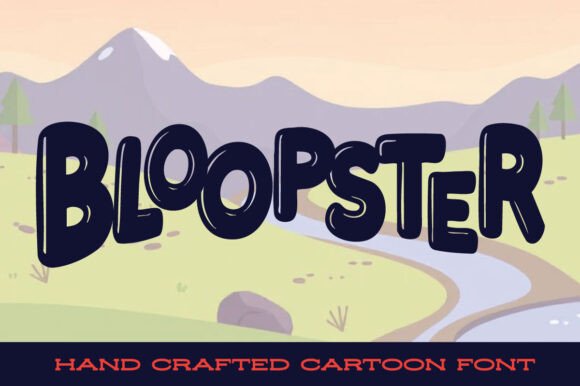 Bloopster Font: Bold Display Type for Web Design