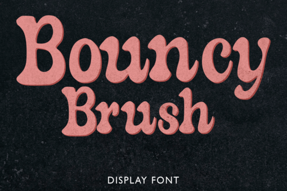 Bouncy Brush: A Versatile Display Font for Small Business Branding