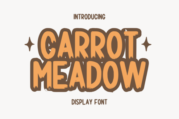 Carrot Meadow Font for Small Business Branding