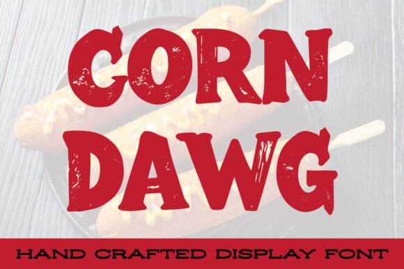 Corn Dawg: A Playful Serif Font for Bold Branding