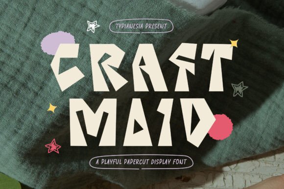 Craft Maid Font: Bold Display Type for Campaigns