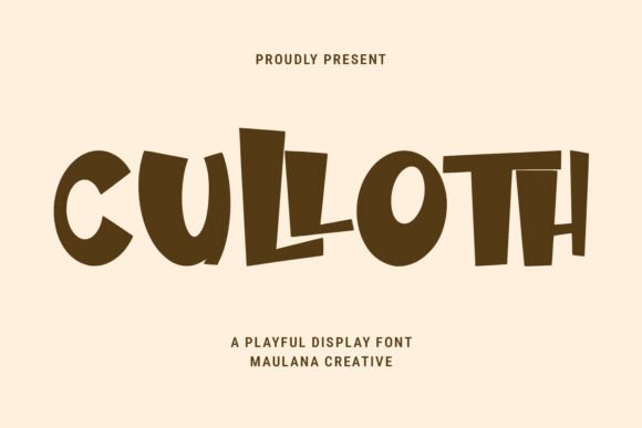Culloth Font: A Playful Typeface for Bold Brands
