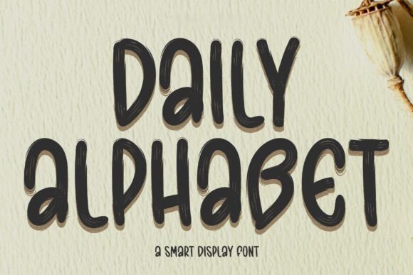 Daily Alphabet: A Playful Modern Display Font