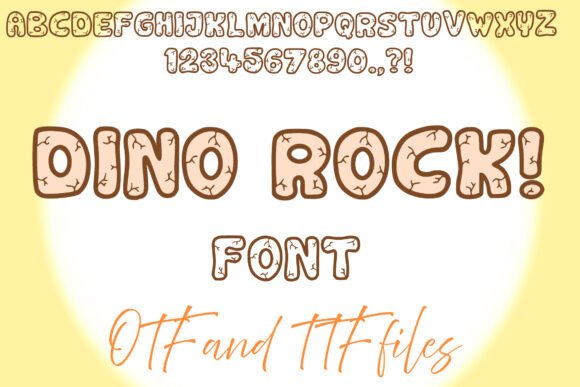 Dino Rock Font: Bold Branding for Small Business