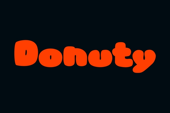 Donuty Font: A Playful Typeface for Modern Web Design