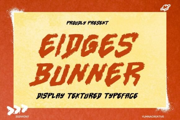 Eidges Bunner: A Textured Typeface for Editorial Design