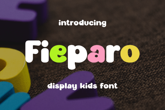 Fieparo Font: A Playful Display Typeface for Editors