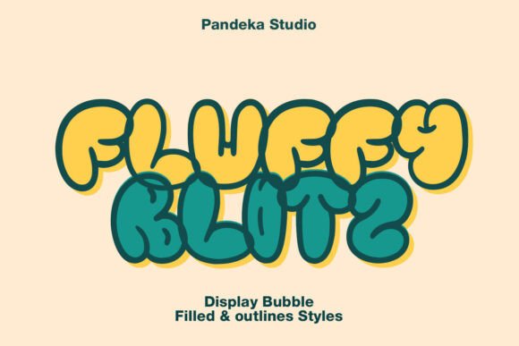 Fluffy Blitz: A Playful Graffiti Font for Bold Brands