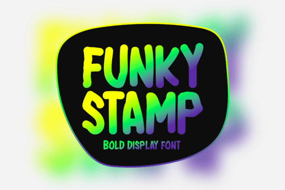Funky Stamp: A Bold Display Font for Editorial Design
