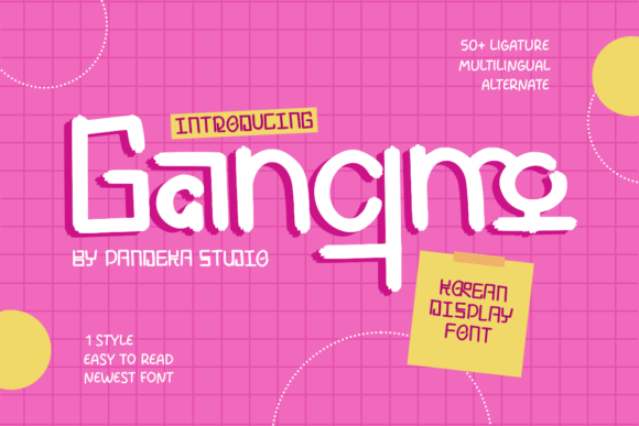 Gangmo: The Bold Display Typeface for Modern Campaigns