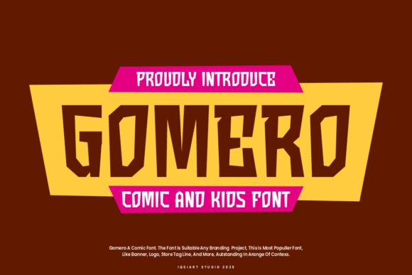 Gomero Font Review: A Playful Display Typeface for Web