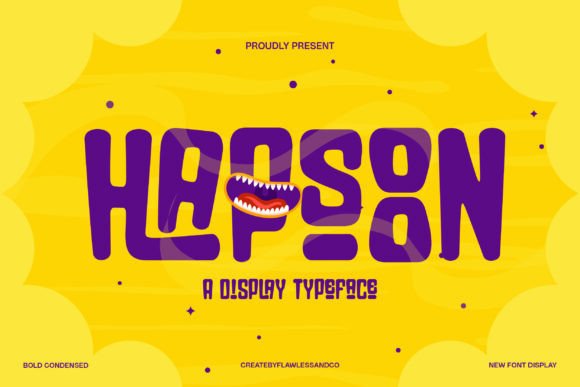 Hapsoon: A Bold Display Font for Modern Web Design
