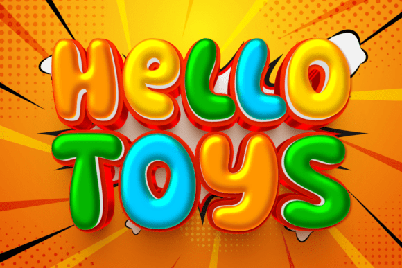 Hello Toys Font Review: A Playful Display Typeface