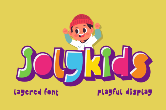 Jolykids: A Playful Display Font for Joyful Editorial Design