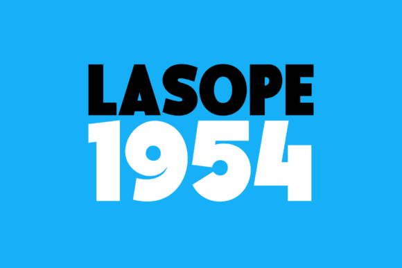 Lasope 1954: A Bold Typeface for Branding