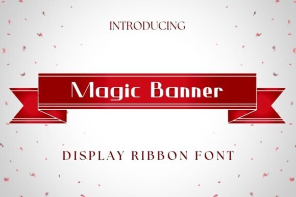 Magic Banner: A Bold Display Font for Editors
