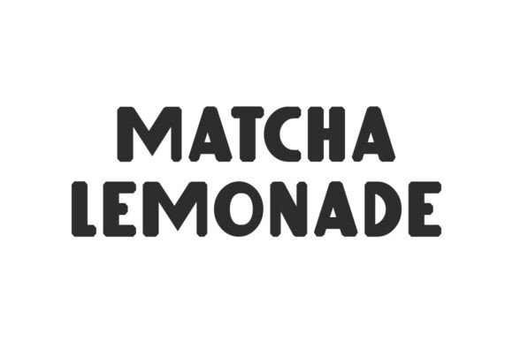 Matcha Lemonade: A Bold Display Font for Clear Campaigns