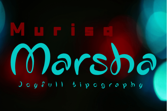 Murisa Marsha: A Joyful Display Font for Editorial Design