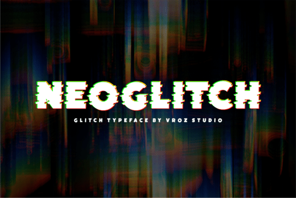 Neoglitch: A Modern Glitch Typeface for Web Design