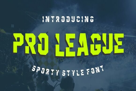 Pro League Font: Bold Sports Typography for Editors