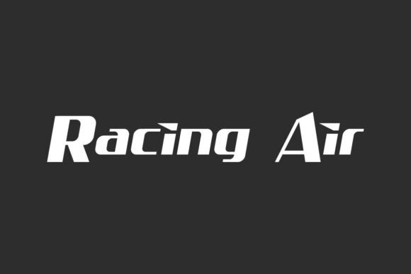 Racing Air Font: A Bold Typeface for Modern Brands
