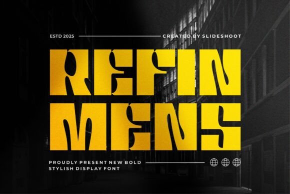 Refin Mens: A Bold Display Font for Makers