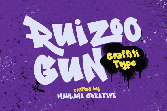 Ruizoo Gun: The Ultimate Graffiti Font for Crafters