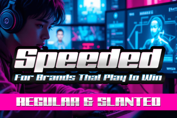 Speeded Typeface: Bold Display Fonts for Campaigns