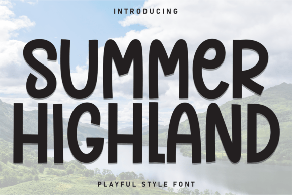 Summer Highland Font for Bold Campaigns