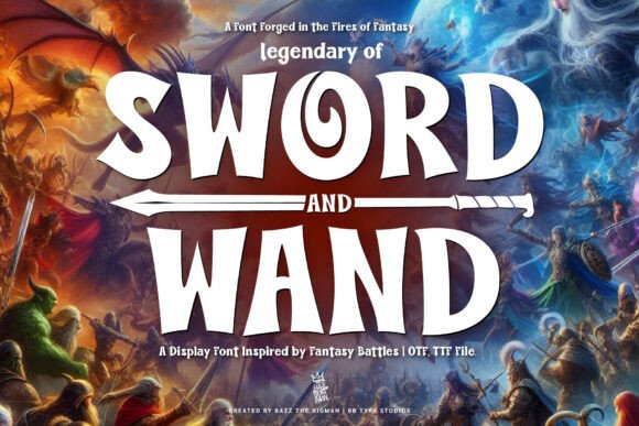 Sword and Wand Font Review for Web Designers