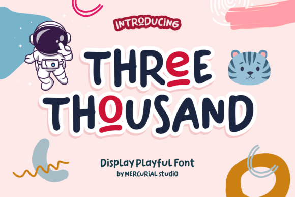 Three Thousand: A Playful Display Font for Bold Campaigns