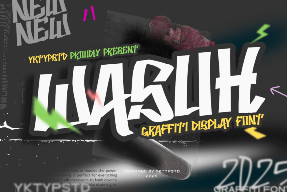 Wasuh Font: Bold Street Style for Brand Identity