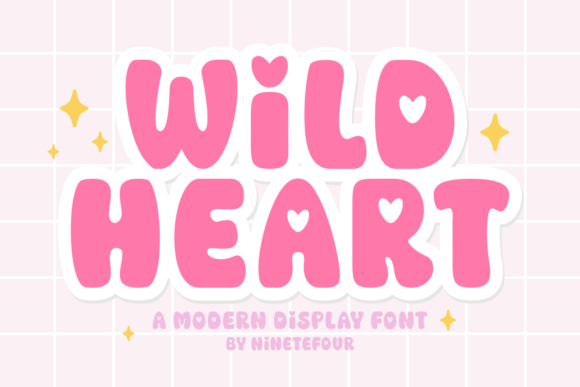 Wild Heart: A Bold Display Font for Modern Web Design