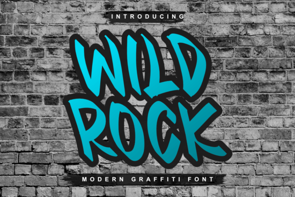 Wild Rock Typeface for Bold Editorial Design