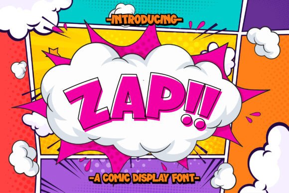 Zap Typeface: A Bold Display Font for Editorial Design